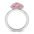 thumbnail image 2 of 925 Sterling Silver Stackable Expressions Carnation Ring Size: 9; for Adults and Teens; for Women and Men, 2 of 5