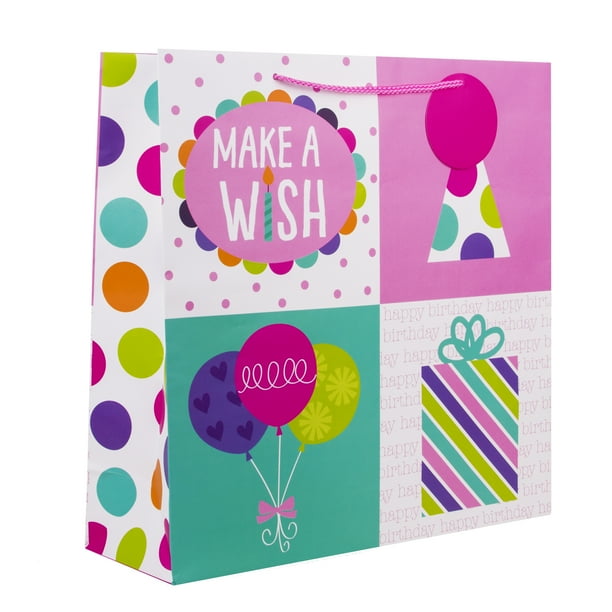 Birthday Gift Bag Square