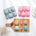 thumbnail image 5 of JeashCHAT Easter Egg Silicone Mold Easter Bunny Silicon Molds for Chocolate Egg Shaped Mold Baking Pan Resin Cake Chocolate Mold Silicone Candy Pan for Easter Party, 5 of 5
