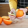 thumbnail image 2 of 4 Pcs Protège-Doigts Ajustable en Acier Inoxydable Protection des Ongles Outil de Cuisine Sûr, 2 of 8