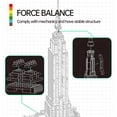 thumbnail image 5 of Empire State Architecture Model Building Block Set for Adults New York's World Famous Landmark Architectural Toys,1570 Pieces, 5 of 7