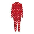 thumbnail image 4 of Gytharion Flannel Pajama Sets for Women Winter Soft Cozy Plush Thermal Sleepwear Outfits Cute Star Print Crew Neck Fuzzy Top and Pants Loungewear Sets 2 Piece Pj Sets with Pockets, 4 of 4