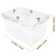 thumbnail image 2 of Caja acrílica transparente con 4 cerraduras y llaves de la tarjeta de boda Caja de boda de escondite, 2 of 8