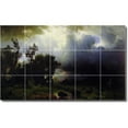 thumbnail image 1 of Ceramic Tile Mural-Albert Bierstadt Landscapes Painting 6. 21.25" w x 12.75" h using (15) 4.25 x 4.25 ceramic tiles, 1 of 3