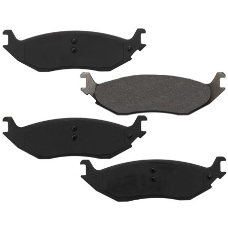 Gridiron Brakes Semi-Metallic Rear Brake Pad Set Driver and Passenger Side - ID898 (Replaces Part# MKD898)