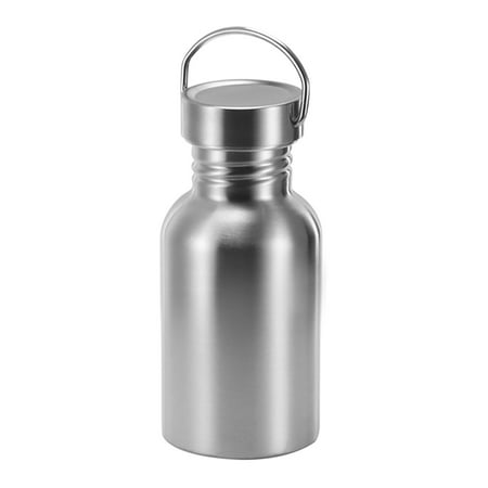 Worallymy Stainless Steel Wide Mouth Drinking Water Bottle Sports Cycle