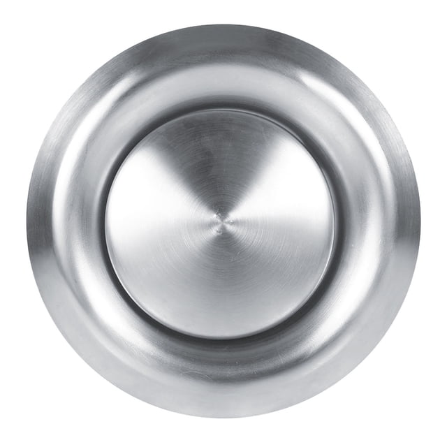 YUMILI Grille D'aération Réglable, 3 Tailles En Acier Inoxydable Grille D'aération Mur Plafond Rond Couvercle De Conduit De Ventilation Pour Salle De Bain Bureau Cuisine(125mm)