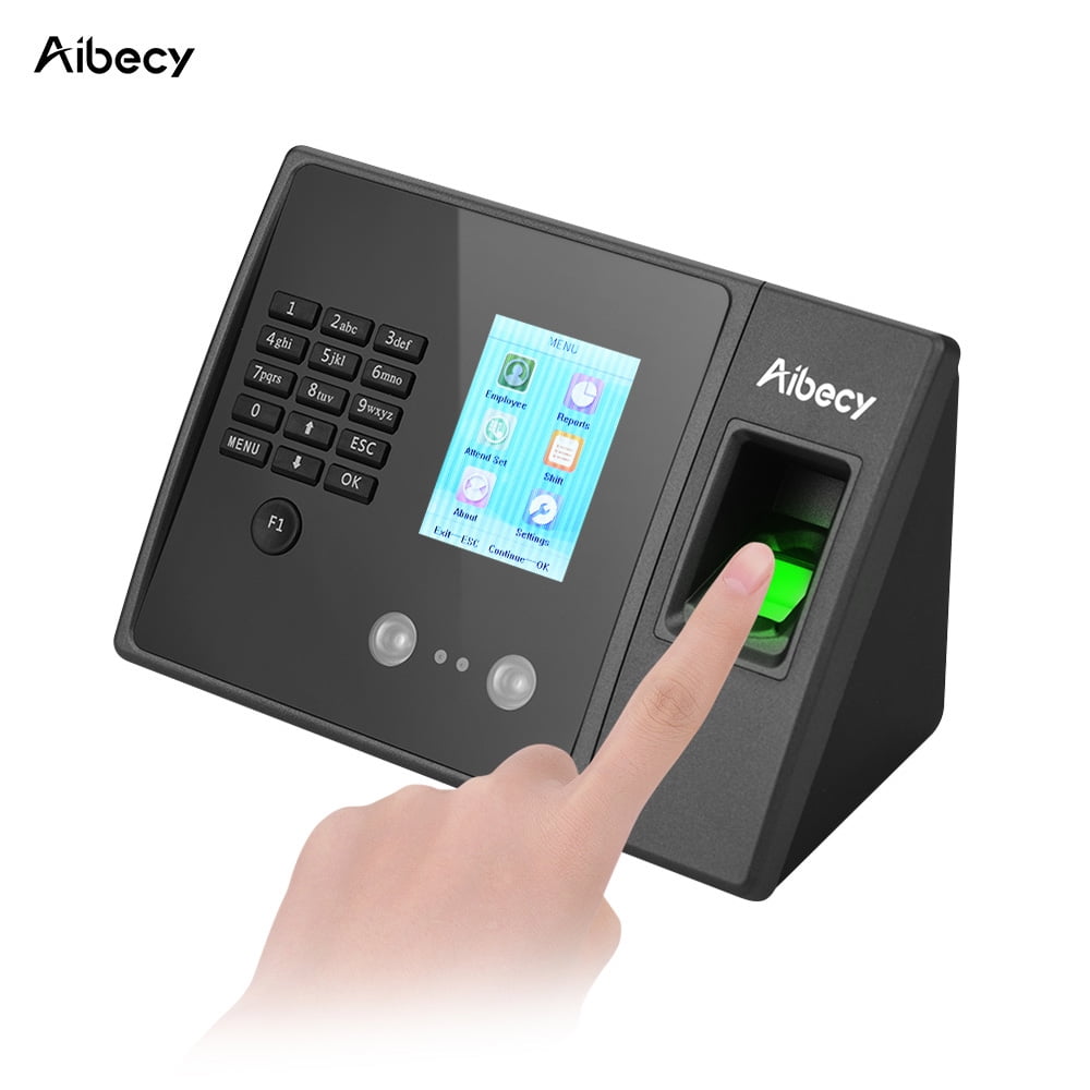 Aibecy Intelligent Biometric Fingerprint Time Attendance Machine with