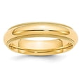 thumbnail image 4 of 14K Yellow Gold 5mm Milgrain Comfort Wedding Band Ring Size 8, 4 of 7