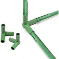 thumbnail image 4 of Greenhouse Frame Connector, Greenhouse Frame Furniture Connectors, 10 Pieces Garden Frame Connection Accessories 16mm Stable Support for Greenhouse Fr, 4 of 5