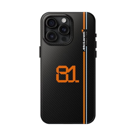 Pink Polar Apple iPhone 15 Pro Max 2025 Papaya Formula Racing Oscar Piastri 81 Phone Case