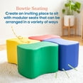 thumbnail image 3 of ECR4Kids SoftZone Toddler Modular Stool Seating Set, Classroom Furniture, Assorted, 6-Piece, 3 of 9