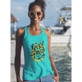 thumbnail image 2 of Real Face Smile Grunge Racerback Tank Women -Image by Shutterstock, Female XX-Large, 2 of 4