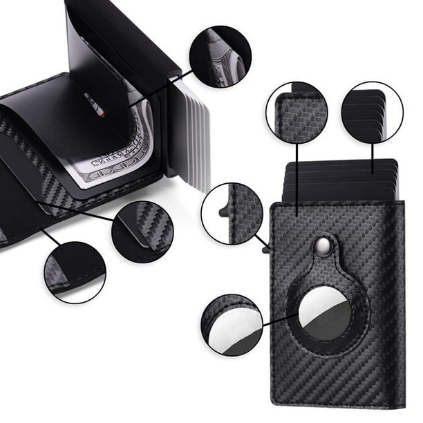 Monedero de Cuero para Tarjeta Billetera Multifuncional de Gran Capacidad para Hombre Tarjetero Billetera para Regalo de Hombre ANGGREK Otros