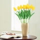 thumbnail image 2 of 10 piezas ramo artificial Mini simulación tulipán decoración de boda amarillo JShteea Libre de BPA, 2 of 8