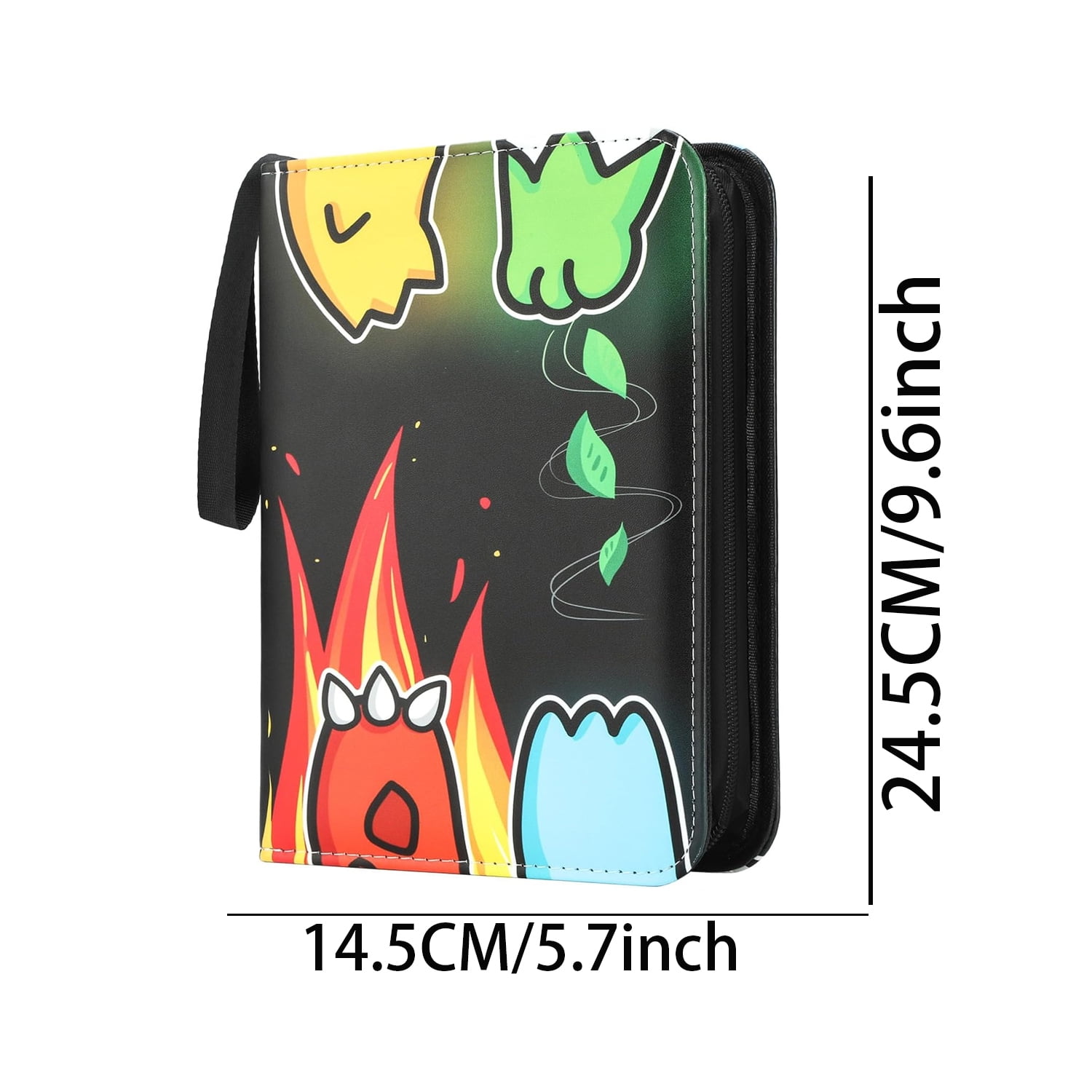 Aierliusa Card Holder Sleeves Binder for Trading Cards Fits 400 Cards with  Removable Sheets - Walmart.com