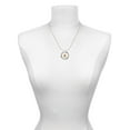 thumbnail image 3 of Delight Jewelry Silvertone Small 3-D Enamel Candy Corn Silvertone Grandmother Ring Charm Necklace, 18", 3 of 4