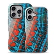 thumbnail image 2 of DesignSkinz Scratch-Resistant Hard Slim Case Compatible with iPhone 11 (Compatible with MagSafe) - Teal Blue Red Dragon Vein Agate V2, 2 of 9