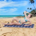 thumbnail image 5 of Dreamtimes American Flag Star Beach Towel Lightweight Compact Oversized Travel Towels Super Absorbent Quick Dry Towel for Swimming Camping Holiday, 5 of 7