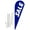 Blue, variant on Sale (Red) Teardrop Feather Flag - Complete with 14ft Pole Set and Ground Spike