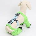 thumbnail image 5 of Dog Shoes Dog Suspender Boots Cute Dog Shoes Winter Breathable Dog Boots With Adjustable Buckle Strap Outdoor Walking Suspender Boots For Dogs（green）, 5 of 8