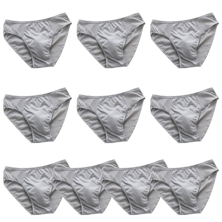 10 Pieces Travel Adult Disposable Underwear Boxed Cotton For Men