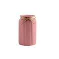 thumbnail image 2 of Plastic Vase, Zzbeans Elegant Wedding Event Decoration Vase, 6. Inch Black Pink White Home Office Decor Floral Arrangement Centerpiece, 2 of 6