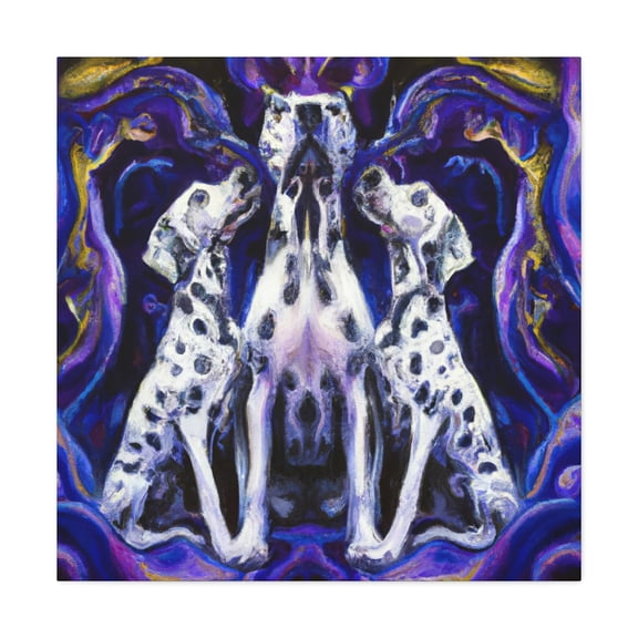 Dalmatians in Rococo - Canvas