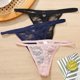 thumbnail image 1 of Finetoo 3 unids/set tangas de encaje de baja altura para mujer M-XL Sexy T-BackPanties ropa interior de encaje G-string ropa interior para niñaspangjing, 1 of 4