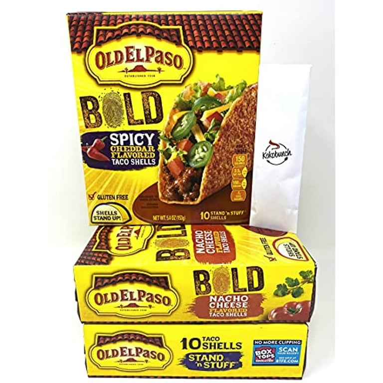 Old El Paso Stand ,N Stuff Bold Nacho Cheese Flavored Taco, 56 OFF