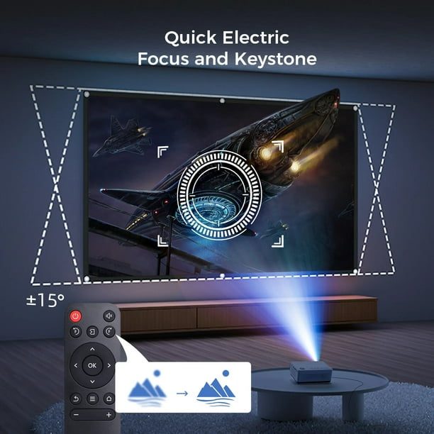 Vankyo Leisure 470W 720P Portable Projector with Wireless