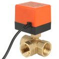 thumbnail image 3 of Válvula De Bola De Latón AC 220V Motorizada Eléctrica De 3 Y 3 Cables T, 3 of 7