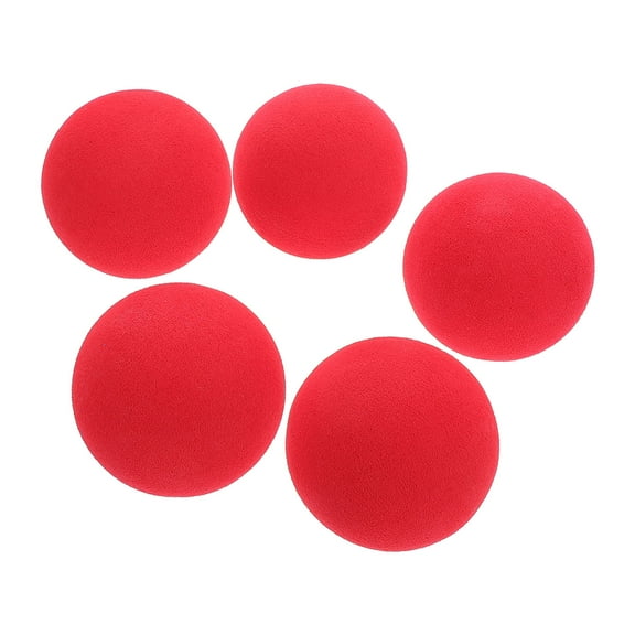 Luxshiny 5-Pack Red Baseball Training Soft EVA Sponge for Safe Throwing, Hitting, and Practice Sessions