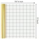 thumbnail image 3 of Rollo de Papel de Regalo Merture Dorado 43 cm x 20 m Metalizado Dorado, 3 of 6