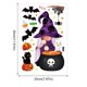 thumbnail image 2 of Pegatinas de pared XEEJARUI para Halloween, decoración de ventanas, calcomanías para vidrios de ventanas, suministros para fiestas de Halloween (E), 2 of 7