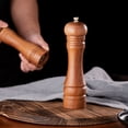 thumbnail image 1 of Salt And Pepper Grinder Set, Manual Wooden Salt And Pepper Mill Salt Grinder Refillable Pepper Mill Set With Adjustable Coarseness, For Seasoning Cooking Dining, 1 of 8