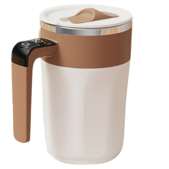 Rechargeable Automatic Stirring Cup Magnetic Coffee Mixing Mug with Precise Temperature Display Electric Mixer