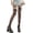 Black, variant on Cute Lace Tights With Bows for Women Floral Patterned Stockings for Party Rave Costume Sexy Goth Fishnets
