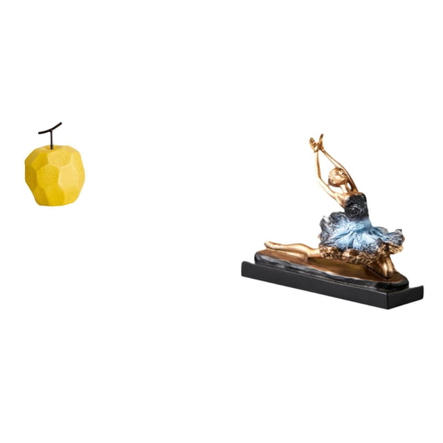 figura de arte,Escultura de fruta de porcelana decorativa para el hogar.,Estatua de fruta,decoración,adorno,fruta,figurita,oficina,estatua de bailarina de ballet,Estatua de bailarina de