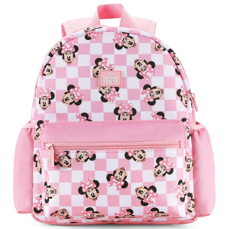 Disney Minnie Mouse Water-Resistant Kids Backpack, Pink photo 1