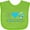 Apple Green, variant on Inktastic Celebrate Earth Day Peace Love Earth Boys or Girls Baby Bib