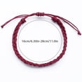 thumbnail image 4 of Qarigey trenzada Accesorio de moda femenina Hilo encerado Mujer Pulseras Vestir Adornar Regalo de cumpleaños Tipo 1 Ropa, zapatos y accesorios Miscelánea Tipo 1 Qarigey AP009531-01, 4 of 6