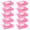 Pink, variant on Clear Plastic Photo Storage Cases by Simply Tidy â€“ Snap-Closure Polypropylene Cases for 5" x 7" Prints - 10 Pack