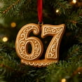 thumbnail image 3 of JLFNYA 67 Ornament for Christmas, Christmas 67 Acrylic Ornament, Funny Xmas Holiday Ornament, Christmas Tree Decorations, Xmas Holiday Home Decor, Christmas 67 Wrapping Paper Birthday Gifts, 3 of 3
