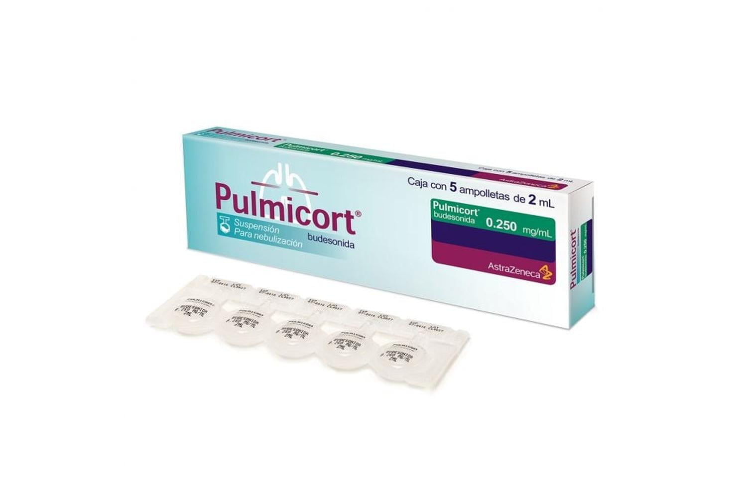 Pulmicort 0.250 mg/ml, suspensión para nebulización 5 ampolletas de 2 ...
