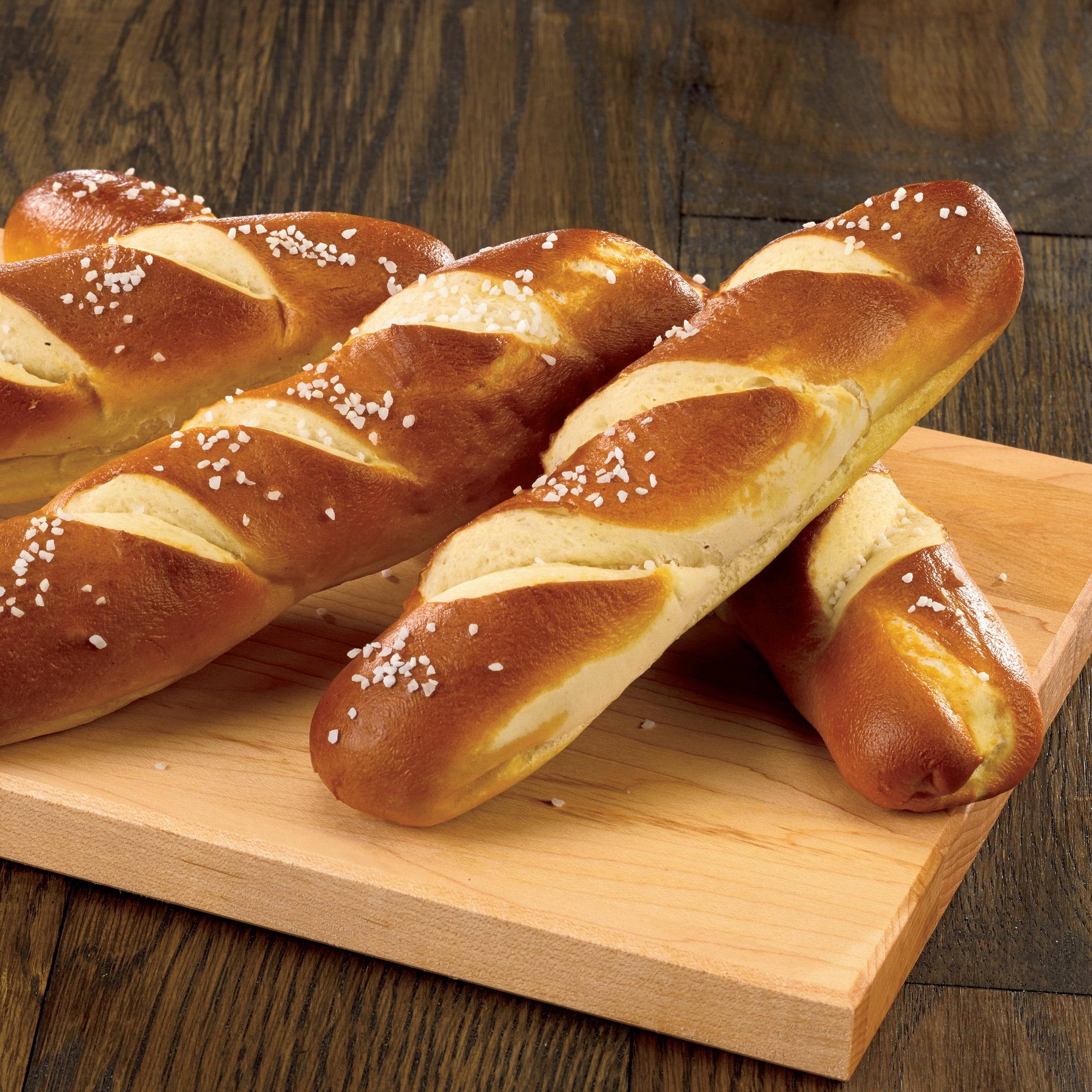 SUPERPRETZEL Bavarian Soft Pretzel Sticks, 24 oz, 10 Count (Frozen)
