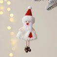 thumbnail image 4 of Angel Doll Pendant Christmas White Plush Ornament Dolls Accessories Outdoor Car Decor Decorations for Christmas Tree Cute Statue, 4 of 5