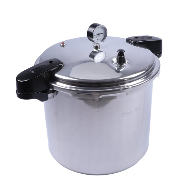Pressure Canner, Thickened Pressure Cooker Aluminium Alloy 23L Capacity Long Lifespan for Kitchen