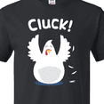 thumbnail image 4 of Inktastic Chicken Barnyard Farm Cluck T-Shirt, 4 of 5