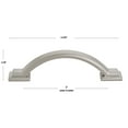 thumbnail image 4 of GlideRite 3 in. Center-Center Arched Square Cabinet Pull, Graphite Gray - 4355, 1 Pack, 4 of 4